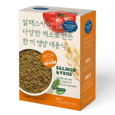 원더푸드 강아지 전연령용 한 끼 영양 대용식 닭고기 사료 4p, 연어, 320g, 1개 - 프로바이오밀