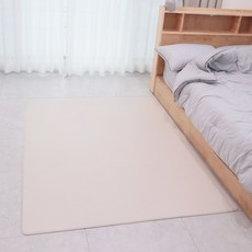  딩동펫 반려동물 방수 미끄럼방지 매트, 크림 베이지 + 그레이, 1개 