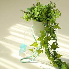 人造花懸掛植物橄欖 L, 1個, 橄欖綠