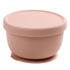 Dailylike BONBON矽膠吸盤碗, 粉色, 1個