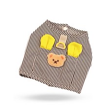 딩동펫 강아지 베어 덴디 셔츠 하네스, 블랙