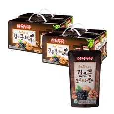 삼육두유 검은콩 호두 앤 아몬드두유, 60개, 190ml