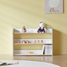 웰퍼니쳐 밤비노 오픈형 수납장 3단 고객직접설치, 화이트