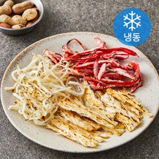 리얼 오징어 삼총사 (냉동), 120g, 1개