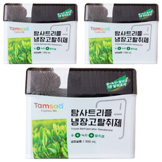 Tamsaa 冰箱用竹炭去味劑 300毫升, 3個, 300ml