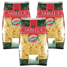 ARBELLA 阿貝拉 蝴蝶麵，杜蘭小麥粉製成，500公克, 500g, 3包