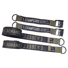 貝爾 CAMPCORD 戰術營繩 Set 2入，長度3300mm, 軍綠色, 3.3m x 38mm