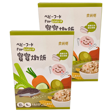 農純鄉 台灣公司貨 龍膽石斑櫛瓜燉飯 1歲以上 4個, 600g, 2盒