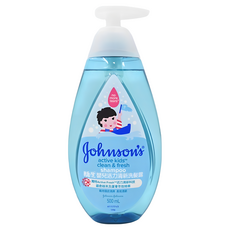 Johnson's 嬌生 嬰兒 活力清新洗髮露, 溫和不流淚配方, 500ml, 1瓶