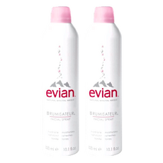 Evian 天然礦泉護膚噴霧, 100%純天然礦泉水, 300ml, 2瓶