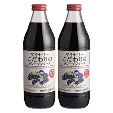 ALPS WINE 阿爾卑斯 紅葡萄果汁, 100%紅葡萄汁, 日本原裝進口, 1L, 2瓶