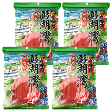 尋味錄 澎湖灣 紅片, 長方造形 略帶軟韌的嚼勁, 80g, 4包