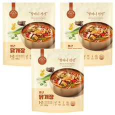 SUNI COOK 順伊奶奶 正宗辣雞湯, 隔水/微波加熱即食包，新鮮蔬食熬煮，湯頭濃郁美味，全羅道道地辣味，微辣爽口, 500g, 3包
