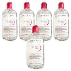 BIODERMA H2O高效潔膚液, 500ml, 5瓶