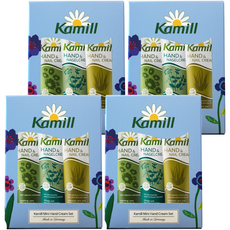 Kamill 卡蜜兒 迷你護手霜3件組, 含洋甘菊和甘油, 敏感肌膚適用, 經典/草本/密集型, 4組