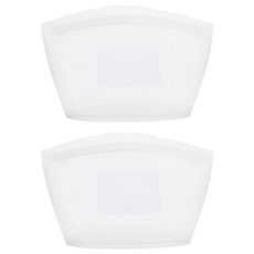 SiliPot 頂級矽膠密封袋 白色 500毫升 1入, 小, 2個