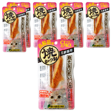 INABA CIAO 啾嚕 高齡貓 燒魚柳條, 綠茶消臭成分配合, 土佐清水港直接輸送本鰹, 肉質柔軟方便吞食, 柴魚片風味, 6包