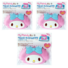 LEC MY MELODY 造型濕紙巾蓋 尺寸130 x 80mm, SS-251, 3個