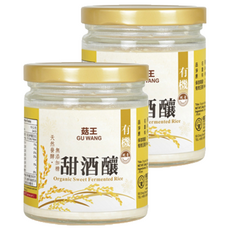 菇王 有機甜酒釀, 自然發酵 無添加劑 240公克, 240g, 2罐