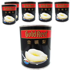 GoldReef 金礦 水梨, 825公克, 南非原產, 825g, 6罐