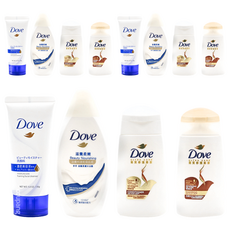 Dove 多芬 旅行組 (洗面乳+沐浴乳+洗髮乳+潤髮乳), 3組
