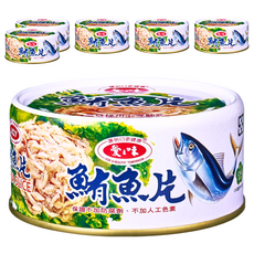 愛之味 鮪魚片, 185g, 6罐