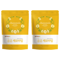 gomgom 洋甘菊 三角茶包 1.5g x 100包, 自然製作，品質保證, 無人工香料，純粹美味, 清新順口, 2袋
