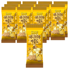 HBAF 杏仁果 蜂蜜奶油味, 迷你包裝 輕鬆隨身攜帶, 30g, 12包