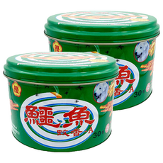 鱷魚 鐵罐蚊香 30卷, 375g, 2罐