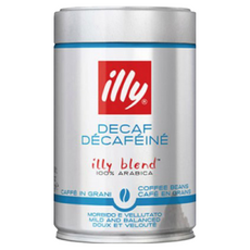 illy 意利咖啡 低咖啡因咖啡豆 全豆, 中度烘焙 口感醇厚滑順 帶有巧克力、焦糖、些微花香與烘烤香氣, 250g, 1罐