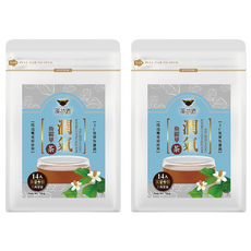漢茶道 漢方草本茶包 漢茶叁號 潤氣魚腥草茶, 調整體質 天然草本補給 明亮清晰好舒適, 4g, 14包, 2袋