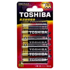 TOSHIBA 東芝 持久型鹼性電池 3號 AA, 20顆, 1入