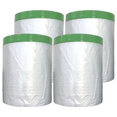 其他 養生膠帶 2.1m x 25Y 四入組, 油漆遮蔽膠帶, 防塵防水保護膜, 裝修必備, 4個