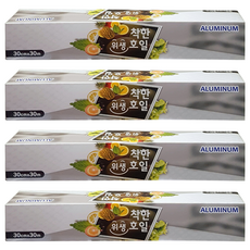 AJ 鋁箔紙 30公分x30公尺 4入, 30cm x 30m, 4盒
