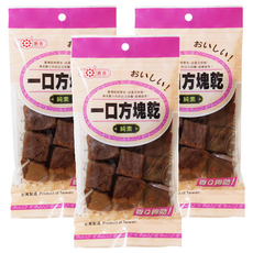 惠香 一口方塊乾, 純素食, 香辣鹹香, 120g, 3包