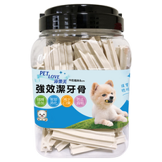 沛樂芙 強效潔牙骨, 有效消除口腔異味, 含纖維及豐富蛋白質, 三個月以上全犬種皆可使用, 牛奶, 700g, 1桶