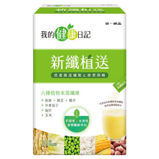 我的健康日記 新纖植送 纖維粉, 6種植物來源, 促進腸道蠕動, 排便順暢, 198g, 1盒