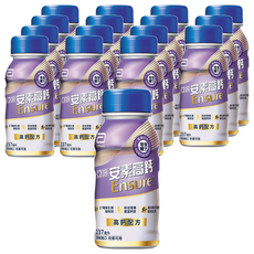 Abbott 亞培 Ensure 安素 高鈣強化配方 香草減甜口味, 237ml, 16瓶