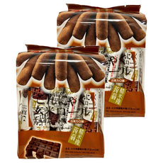 北田 蒟蒻糙米捲 巧克力口味, 天然糙米, 富含膳食纖維, 獨立包裝, 方便攜帶, 160g, 2袋