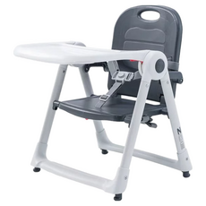 ZOE Stroller 可攜式折疊兒童餐椅, 可拆式折疊多功能餐椅, 2.3kg, 53 x 41 x 51cm, 奢華灰