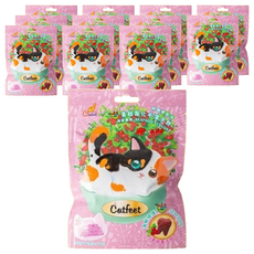 Catfeet 呼嚕愛乾淨蔓越莓化毛潔牙餅, 海鮮風味, 口氣芬芳, 牙齒造型, 海鮮, 60g, 12包