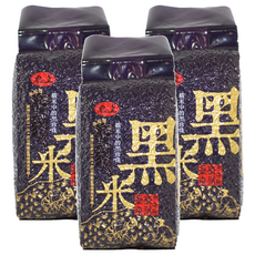 池上黑米, 600g, 3包