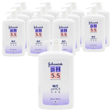 嬌生 PH5.5 沐浴乳, 1000ml, 微酸平衡配方, 專為寶寶肌膚打造, 溫和潔淨, 含有保濕成分, 1L, 12瓶