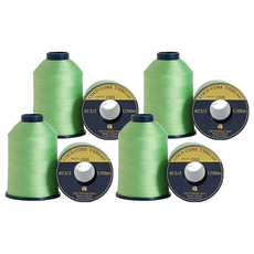 COTTONVILL 高級縫紉機線 Set, 45'S/2 色號 C035, 1700公尺 2入, 4捲