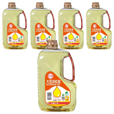 台糖 大豆沙拉油, 2公升, 100%純大豆釀造, 適合煎煮炒及製作沙拉, 2L, 5瓶