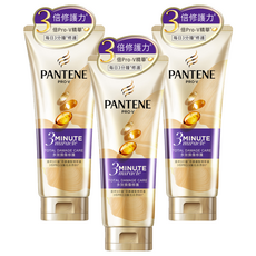 PANTENE 潘婷 3分鐘奇蹟護髮精華 多效損傷修護, 深層修護 染燙修護 秀髮光澤, 180ml, 3條