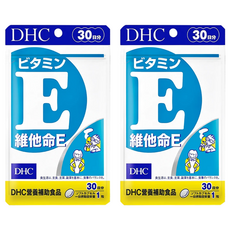 DHC 維他命E 30日份, 100%植物萃取, 增進肌膚與血球的健康, 30顆, 10.2g, 2包