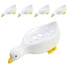 鴨子肥皂盒 5入, 23cm寬 x 10.5cm高, 塑膠材質, G746, 5個