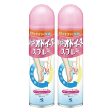KOBAYASHI 小林製藥 Miss 腳臭噴霧 150ml, 日本第一大芳香品牌, 男女皆可使用, 2瓶