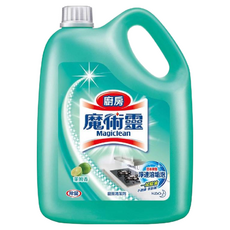 Kao 花王 Magiclean 魔術靈 廚房清潔劑 桶裝 清除污垢 輕鬆便利 除菌效果高, 3.8L, 1桶